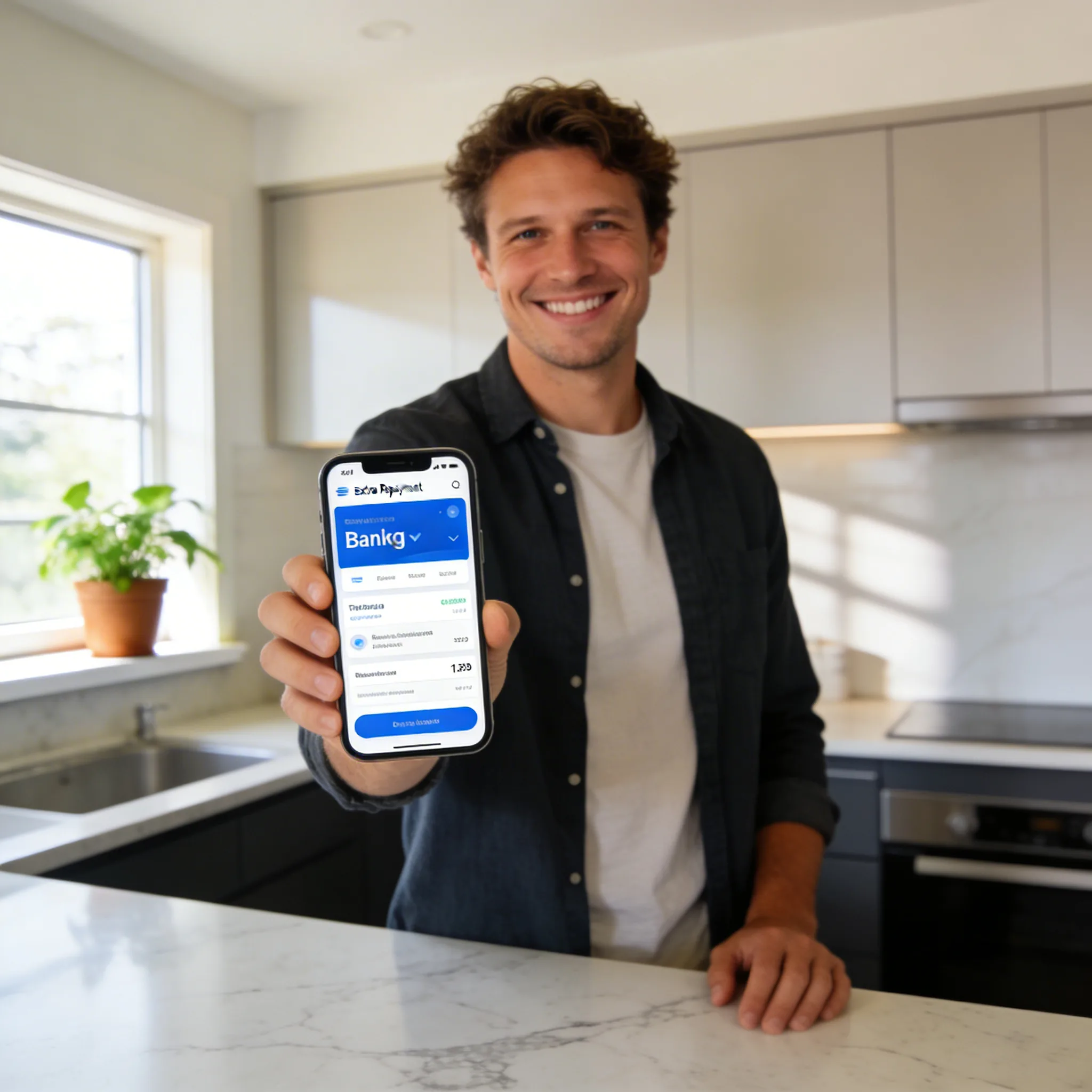 Australian homeowner reviewing mortgage statements and planning strategies to build home equity faster