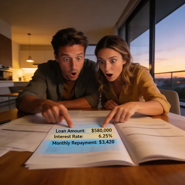 LMI cost breakdown table showing premiums for different property prices and deposit levels in Australia
