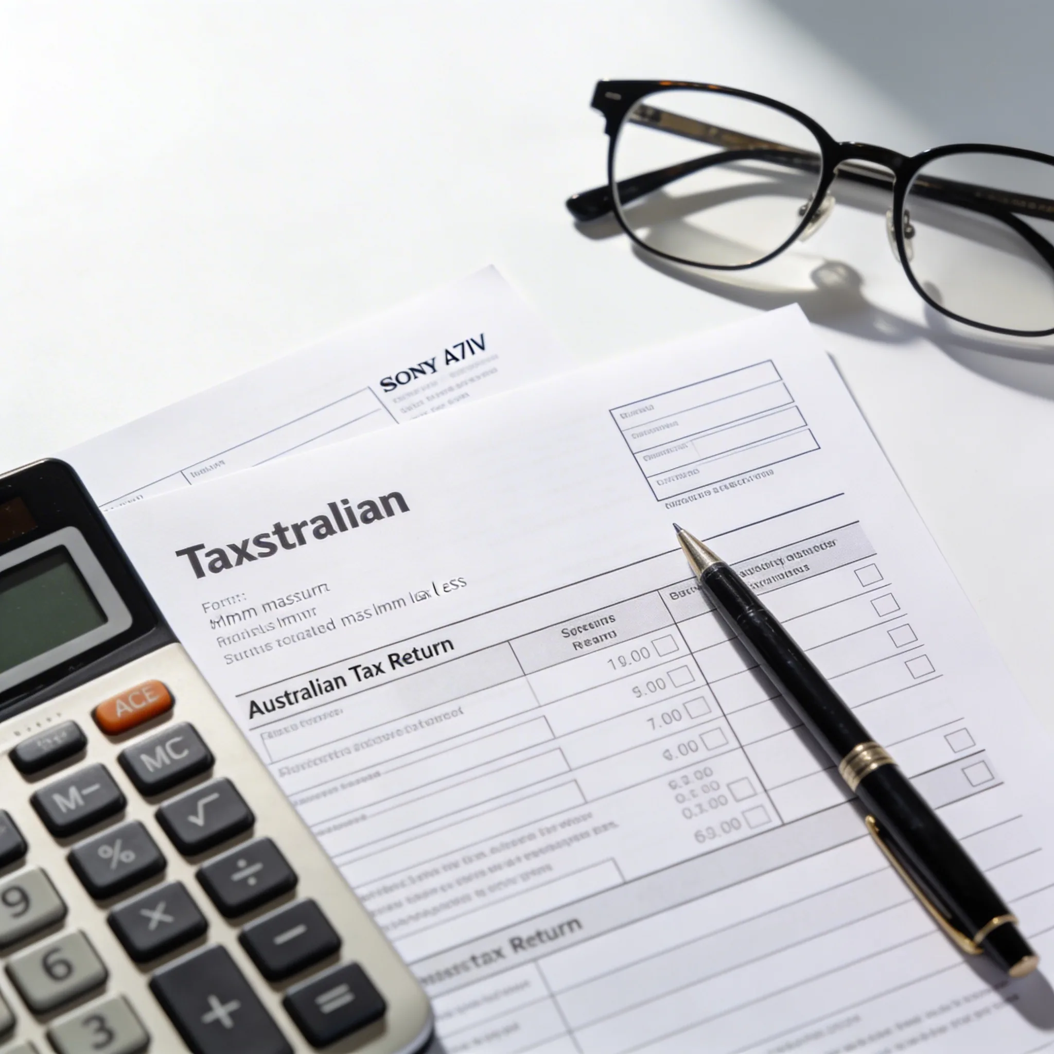 Australian property investor reviewing tax deduction paperwork for Lenders Mortgage Insurance